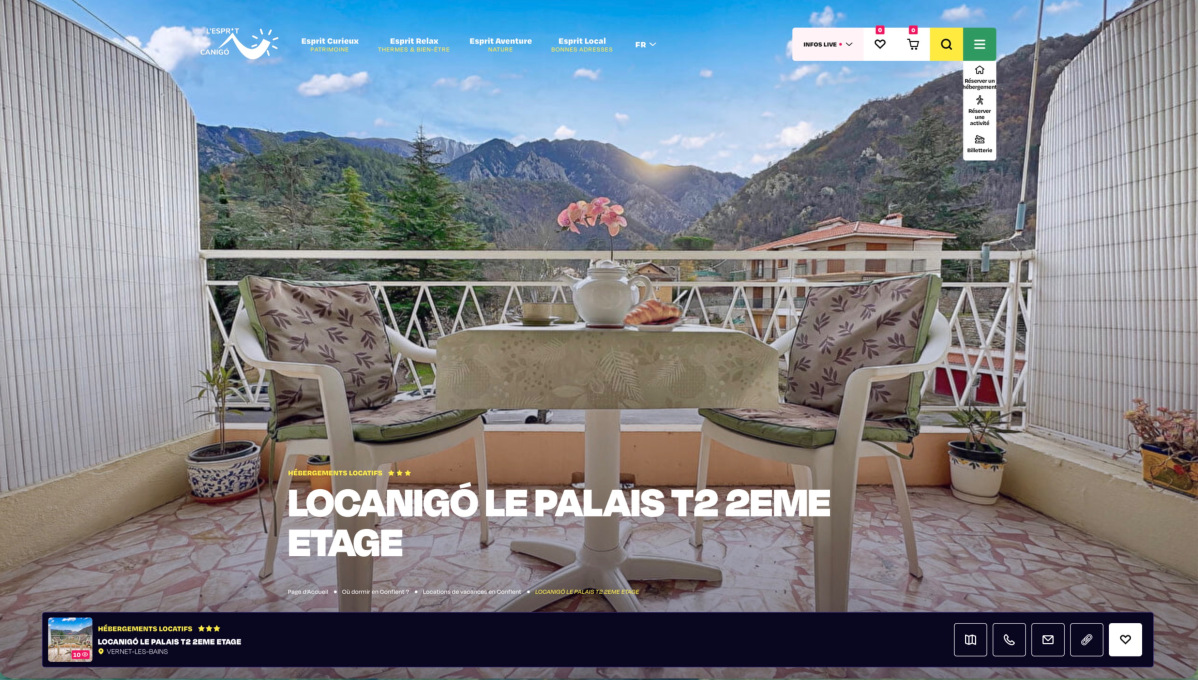 T2 Le Palais on Tourist Office