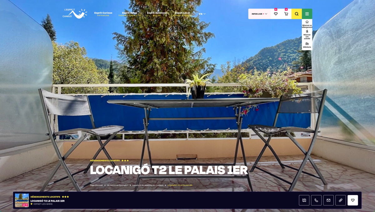 T2 Le Palais on Tourist Office